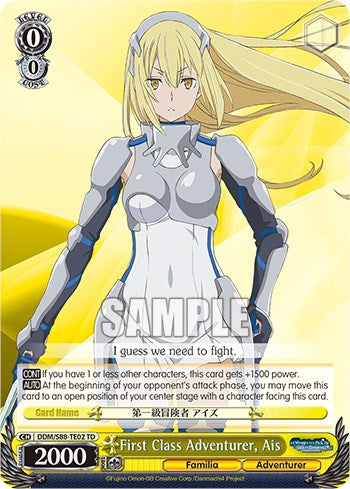 First Class Adventurer, Ais (DDM/S88-TE02 TD) [Is it Wrong to Try to Pick Up Girls in a Dungeon?] | Cracking-Singles