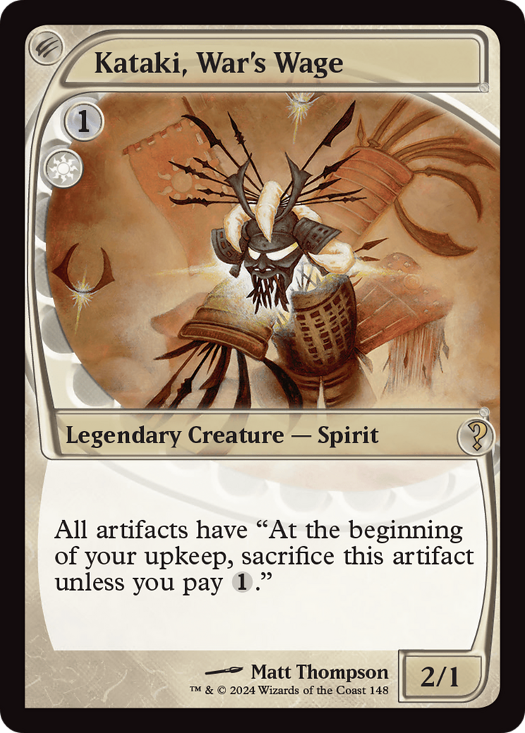 Kataki, War's Wage (Future Sight) [Mystery Booster 2] | Cracking-Singles
