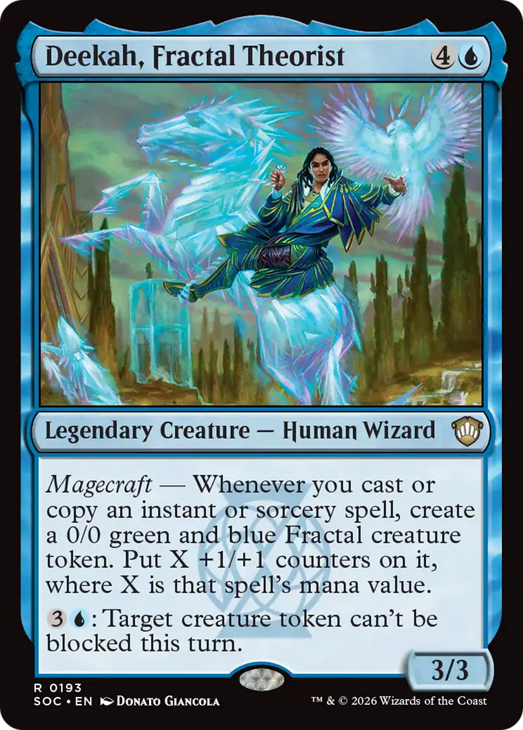Deekah, Fractal Theorist [Secrets of Strixhaven Commander] | Cracking-Singles
