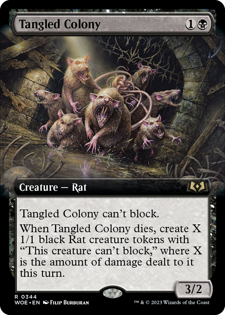 Tangled Colony (Extended Art) [Wilds of Eldraine] | Cracking-Singles