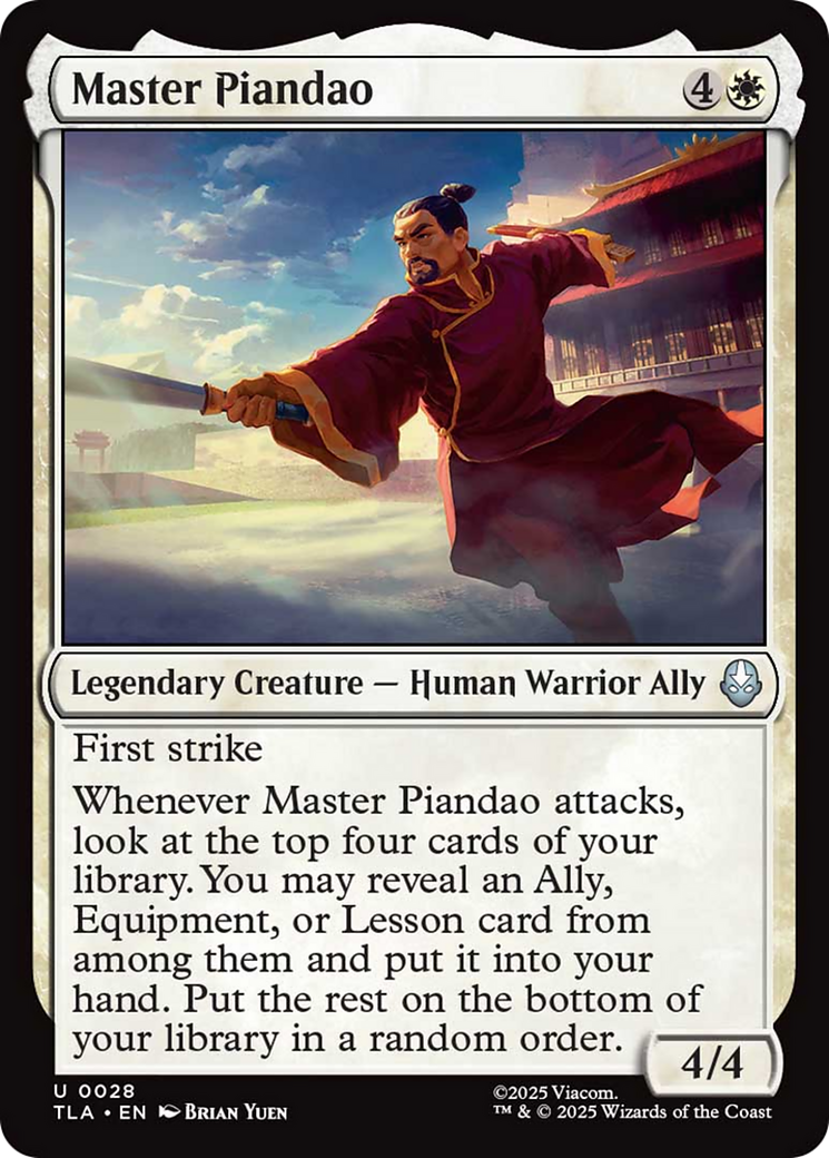 Master Piandao [Avatar: The Last Airbender] | Cracking-Singles