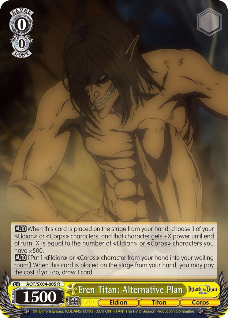 Eren Titan: Alternative Plan [Attack On Titan: Final Season] | Cracking-Singles