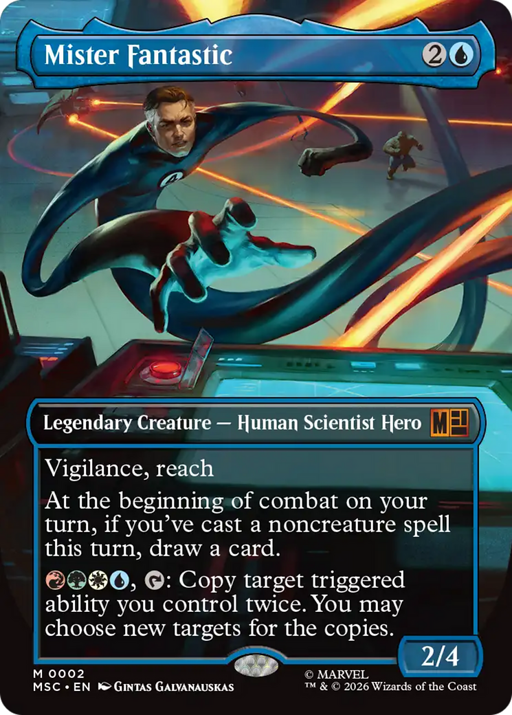 Mister Fantastic (Borderless) [Marvel Super Heroes Commander] | Cracking-Singles
