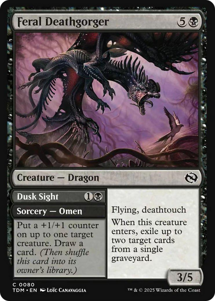 Feral Deathgorger [Tarkir: Dragonstorm] | Cracking-Singles