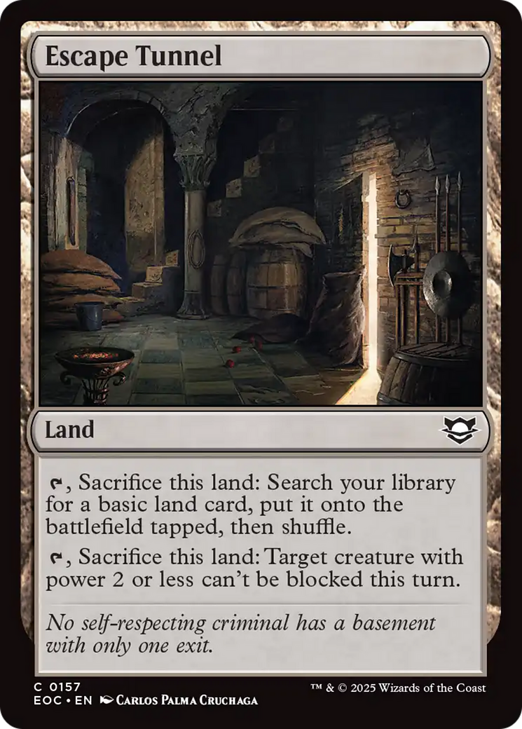 Escape Tunnel [Edge of Eternities Commander] | Cracking-Singles