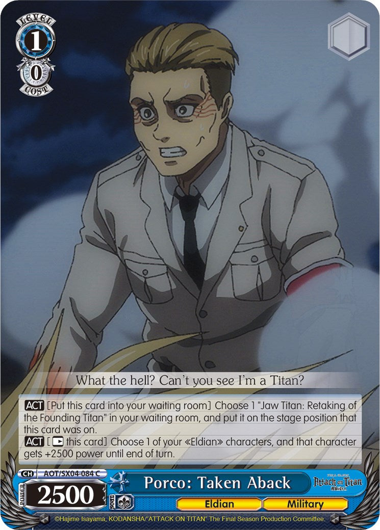 Porco: Taken Aback [Attack On Titan: Final Season] | Cracking-Singles