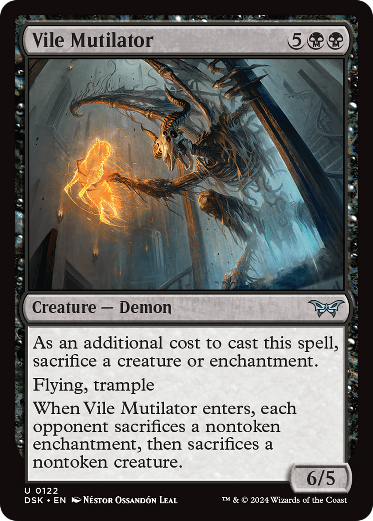 Vile Mutilator [Duskmourn: House of Horror] | Cracking-Singles