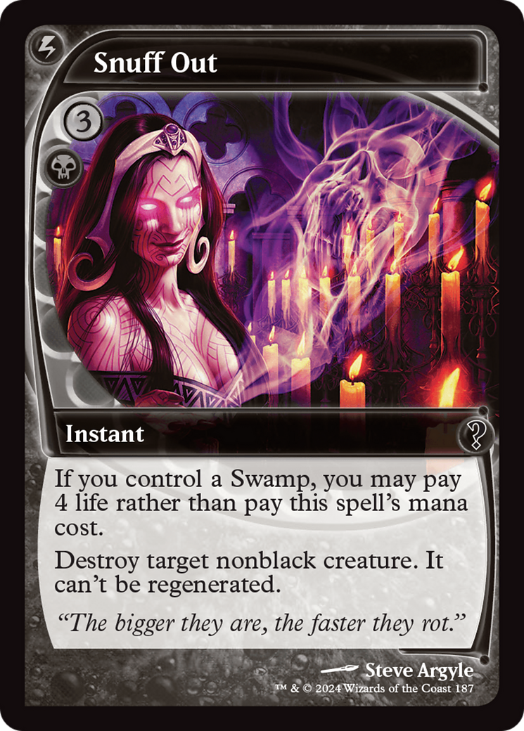 Snuff Out (Future Sight) [Mystery Booster 2] | Cracking-Singles