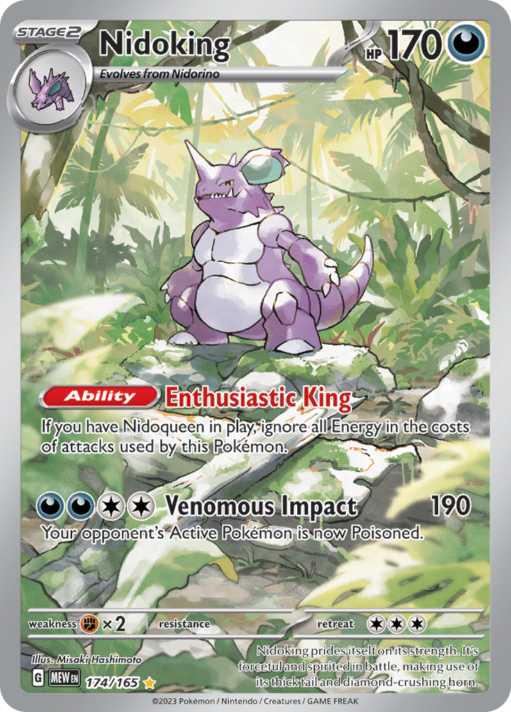 Nidoking (174/165) [Scarlet & Violet 151] | Cracking-Singles