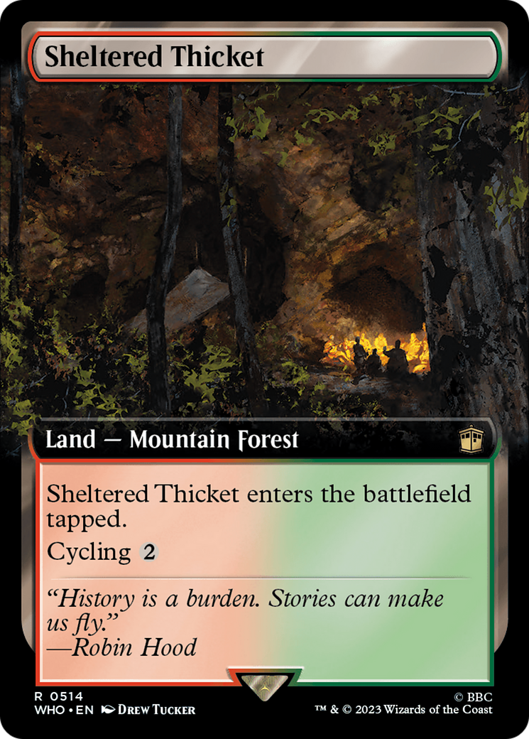 Sheltered Thicket (Extended Art) [Doctor Who] | Cracking-Singles