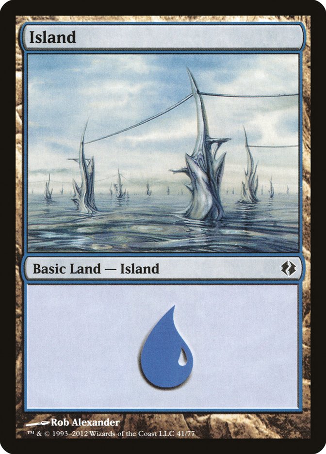 Island (41) [Duel Decks: Venser vs. Koth] | Cracking-Singles