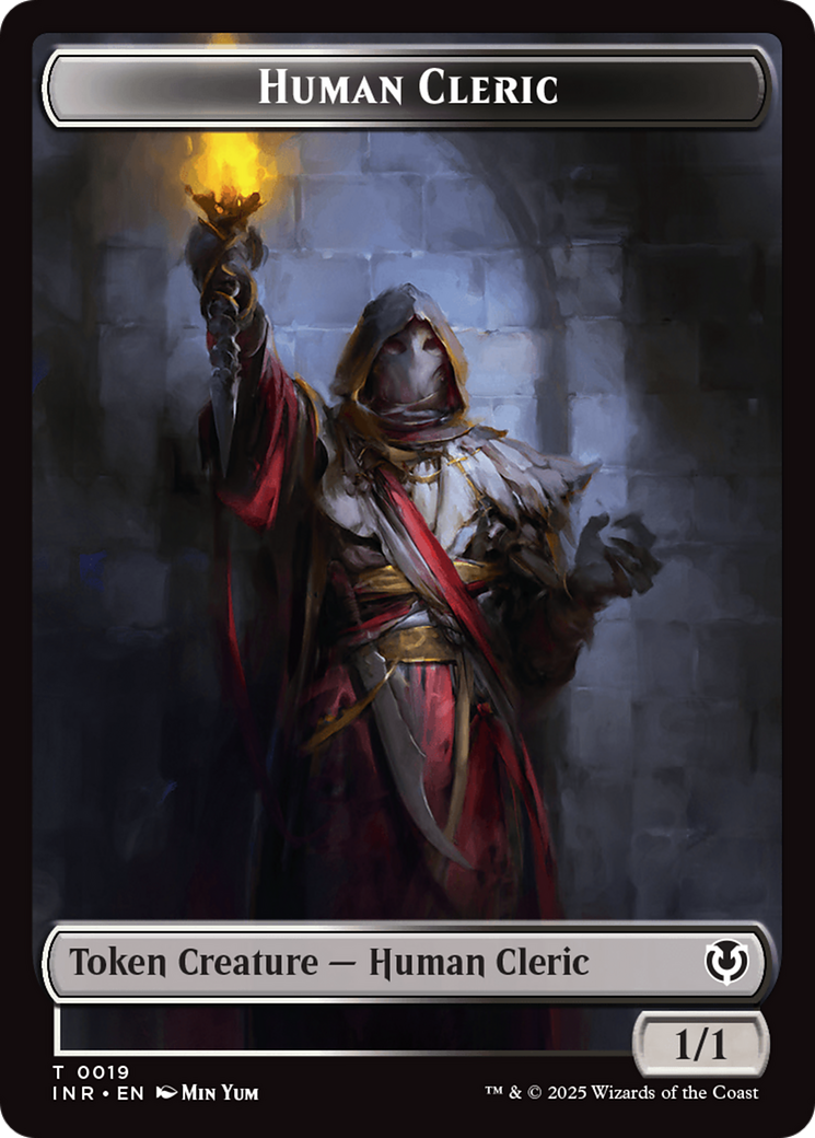 Demon // Human Cleric Double-Sided Token [Innistrad Remastered Tokens] | Cracking-Singles
