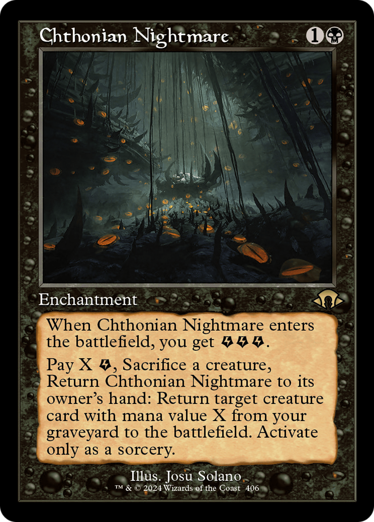 Chthonian Nightmare (Retro) [Modern Horizons 3] | Cracking-Singles