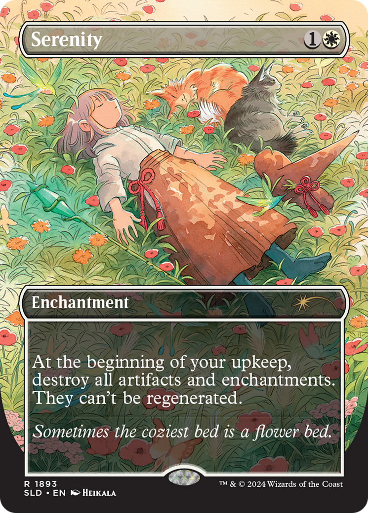 Serenity (Rainbow Foil) [Secret Lair Drop Series] | Cracking-Singles