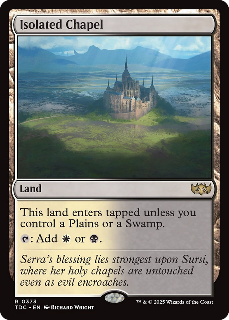 Isolated Chapel [Tarkir: Dragonstorm Commander] | Cracking-Singles