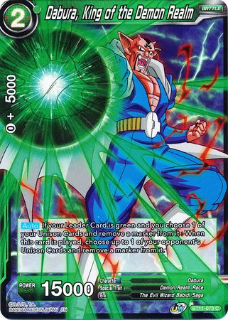 Dabura, King of the Demon Realm (BT11-073) [Vermilion Bloodline 2nd Edition] | Cracking-Singles