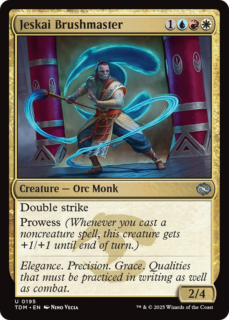 Jeskai Brushmaster [Tarkir: Dragonstorm] | Cracking-Singles