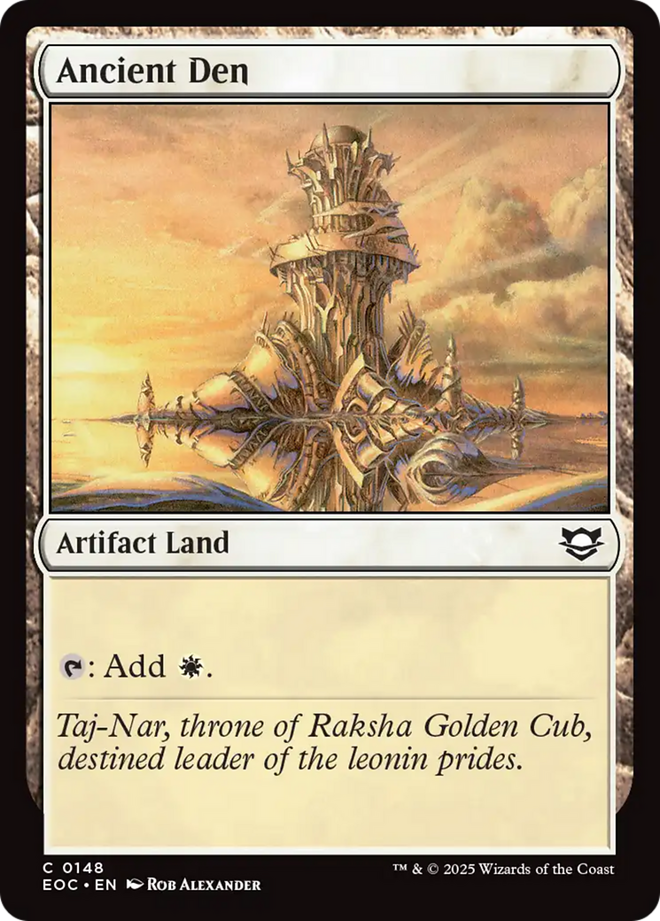 Ancient Den [Edge of Eternities Commander] | Cracking-Singles