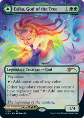 Esika, God of the Tree // The Prismatic Bridge (Display Commander) (Borderless) [Secret Lair: From Cute to Brute] | Cracking-Singles