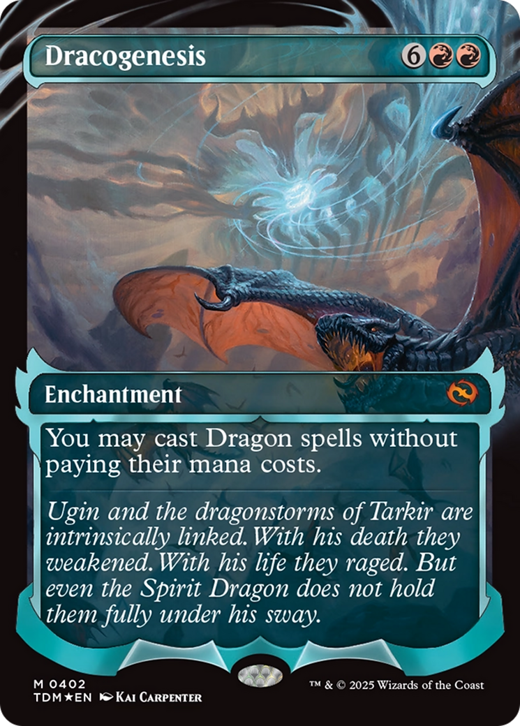 Dracogenesis (0402) (Showcase) [Tarkir: Dragonstorm] | Cracking-Singles