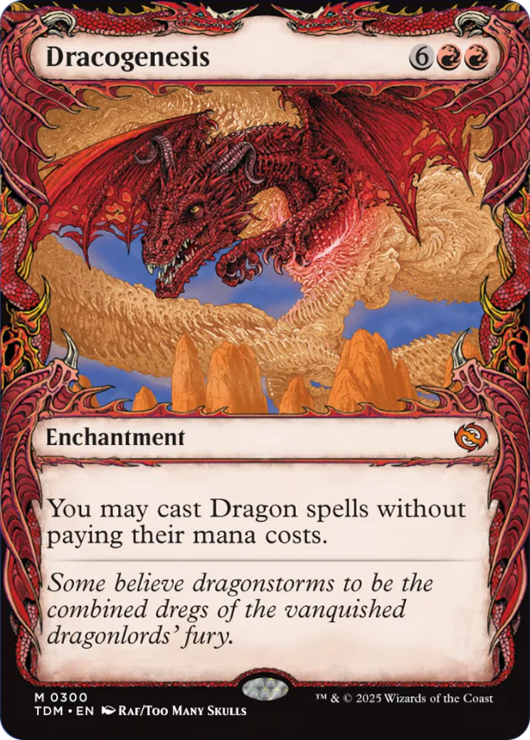 Dracogenesis (0300) (Showcase) [Tarkir: Dragonstorm] | Cracking-Singles