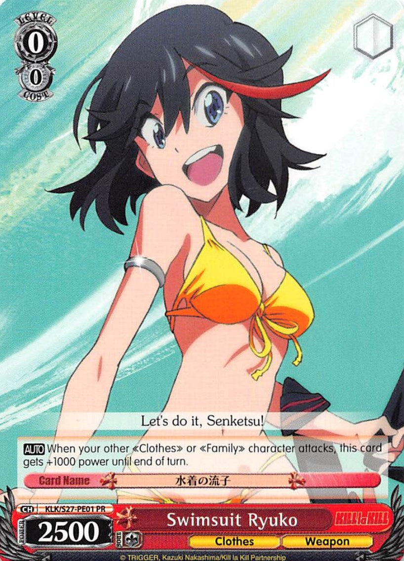 Swimsuit Ryuko (KLK/S27-PE01 PR) (Promo) [KILL la KILL] | Cracking-Singles