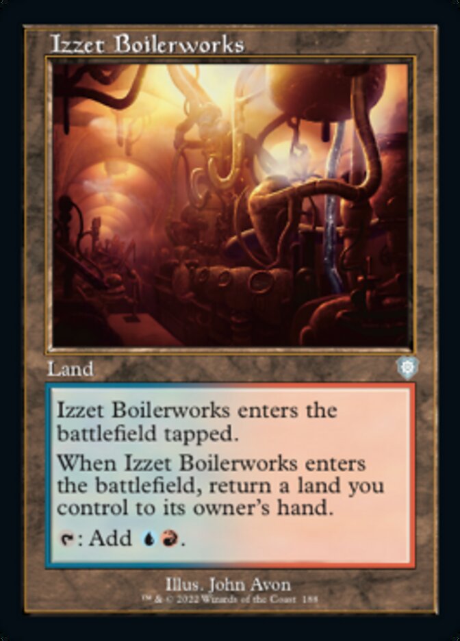 Izzet Boilerworks (Retro) [The Brothers' War Commander] | Cracking-Singles