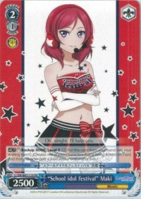 "School idol festival" Maki (LL/EN-W01-110 PR) (Promo) [Love Live! DX] | Cracking-Singles