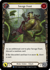Savage Feast (Yellow) [U-WTR015] (Welcome to Rathe Unlimited)  Unlimited Normal | Cracking-Singles