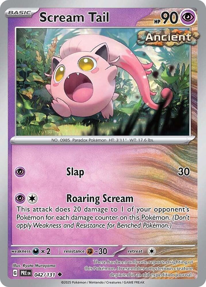 Scream Tail (042/131) [Scarlet & Violet: Prismatic Evolutions] | Cracking-Singles