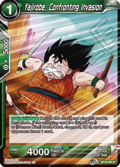 Yajirobe, Confronting Invasion (BT15-080) [Saiyan Showdown] | Cracking-Singles