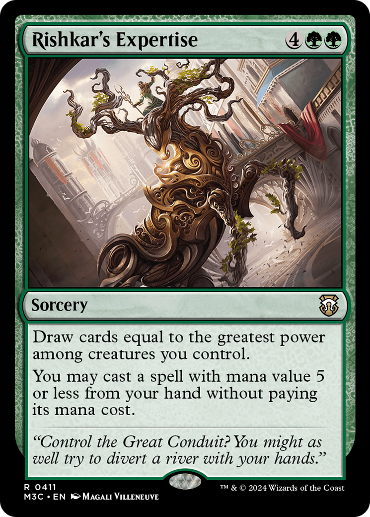 Rishkar's Expertise (Ripple Foil) [Modern Horizons 3 Commander] | Cracking-Singles