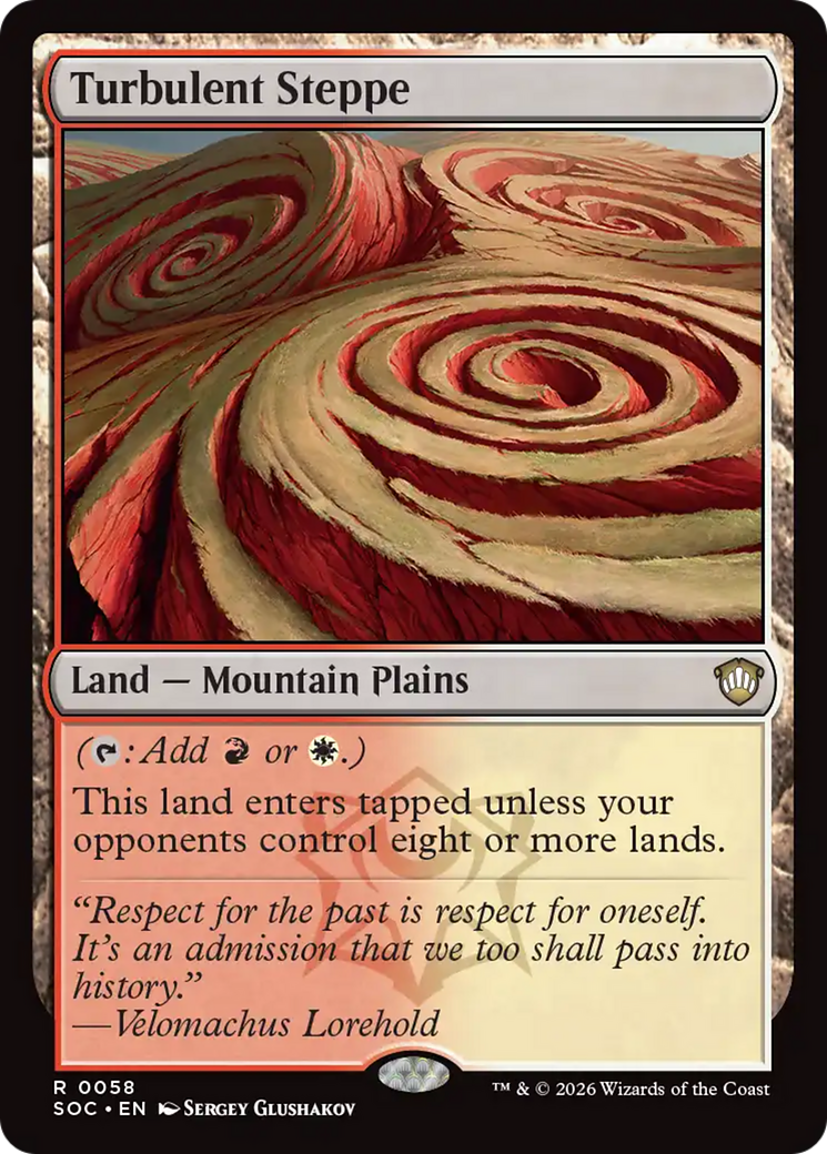 Turbulent Steppe [Secrets of Strixhaven Commander] | Cracking-Singles