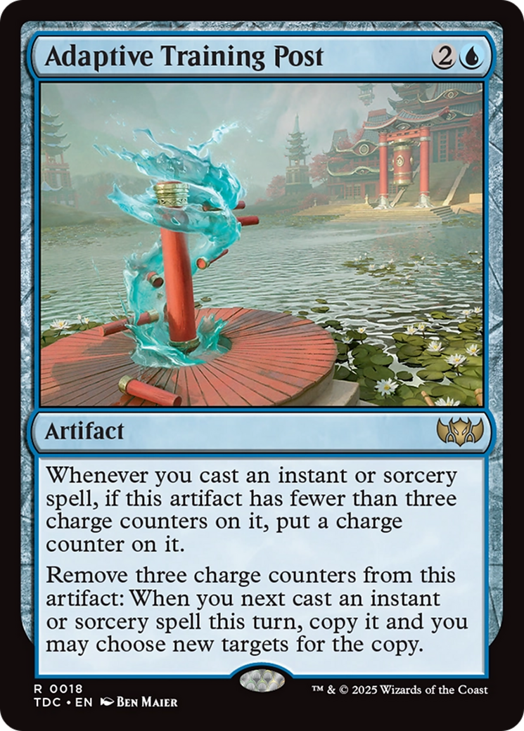 Adaptive Training Post [Tarkir: Dragonstorm Commander] | Cracking-Singles