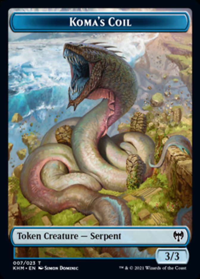 Koma's Coil Token [Kaldheim Tokens] | Cracking-Singles