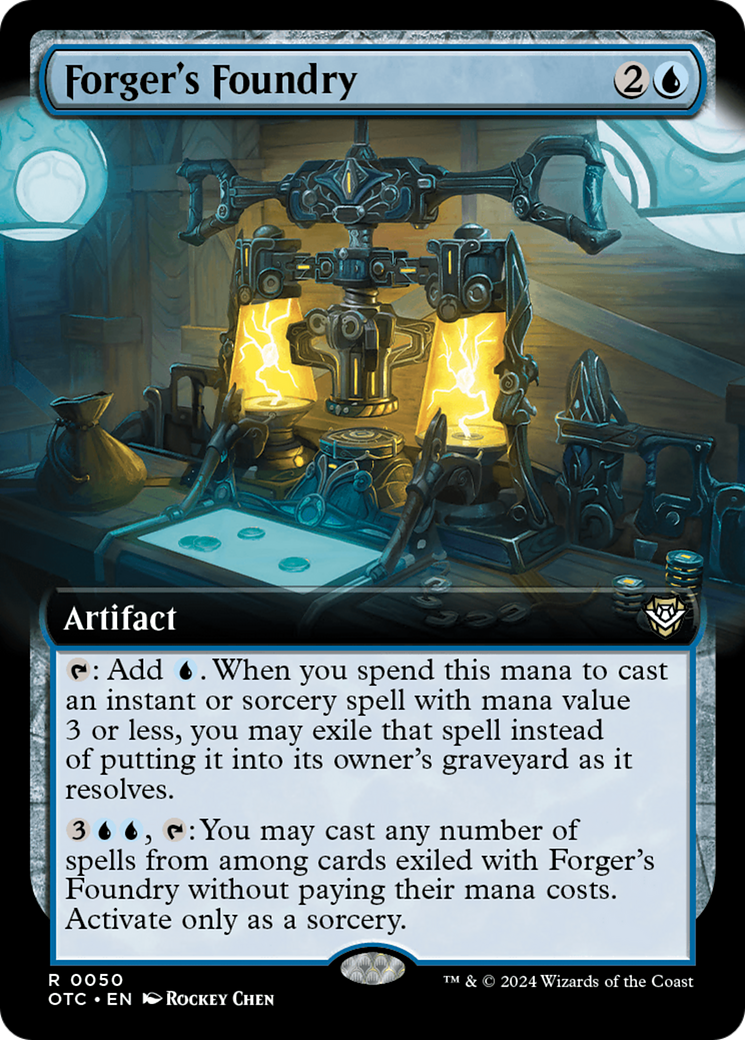 Forger's Foundry (Extended Art) [Outlaws of Thunder Junction Commander] | Cracking-Singles