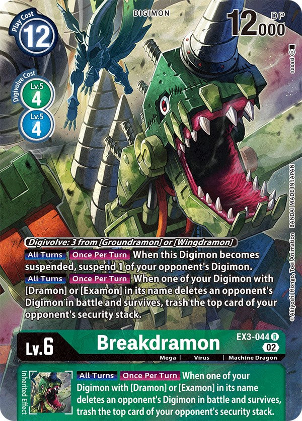 Breakdramon [EX3-044] (Alternate Art) [Draconic Roar] | Cracking-Singles