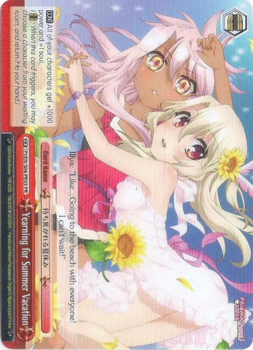 Yearning for Summer Vacation (PI/EN-S040-PE03 PR) (Promo) [Fate/kaleid liner PRISMA ILLYA DX] | Cracking-Singles