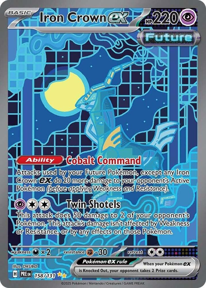 Iron Crown ex (158/131) [Scarlet & Violet: Prismatic Evolutions] | Cracking-Singles