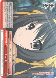 I am here (SY/WE09-E20) [The Melancholy of Haruhi Suzumiya Extra Booster] | Cracking-Singles