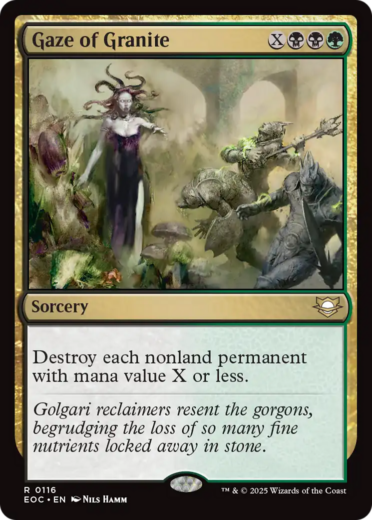 Gaze of Granite [Edge of Eternities Commander] | Cracking-Singles