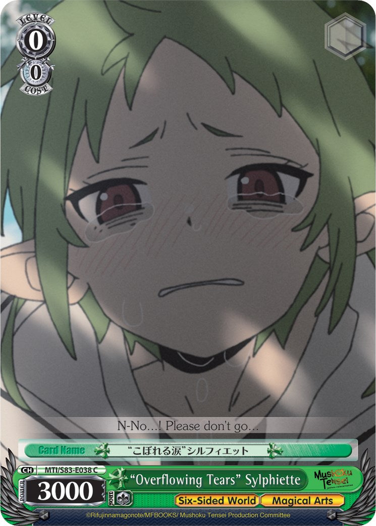 "Overflowing Tears" Sylphiette (MTI/S83-E038 C) [Mushoku Tensei: Jobless Reincarnation] | Cracking-Singles
