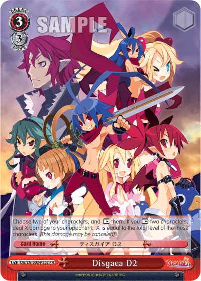 Disgaea D2 (DG/EN-S03-PE03) (Promo) [Disgaea] | Cracking-Singles