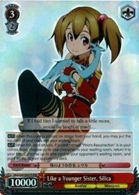 Like a Younger Sister, Silica (SAO/S20-E047R RRR) [Sword Art Online] | Cracking-Singles
