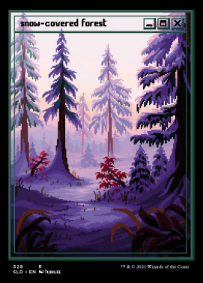 Snow-Covered Forest (Foil Etched) [Secret Lair Drop Series] | Cracking-Singles