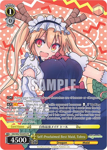 Self-Proclaimed Best Maid, Tohru [Miss Kobayashi's Dragon Maid] | Cracking-Singles