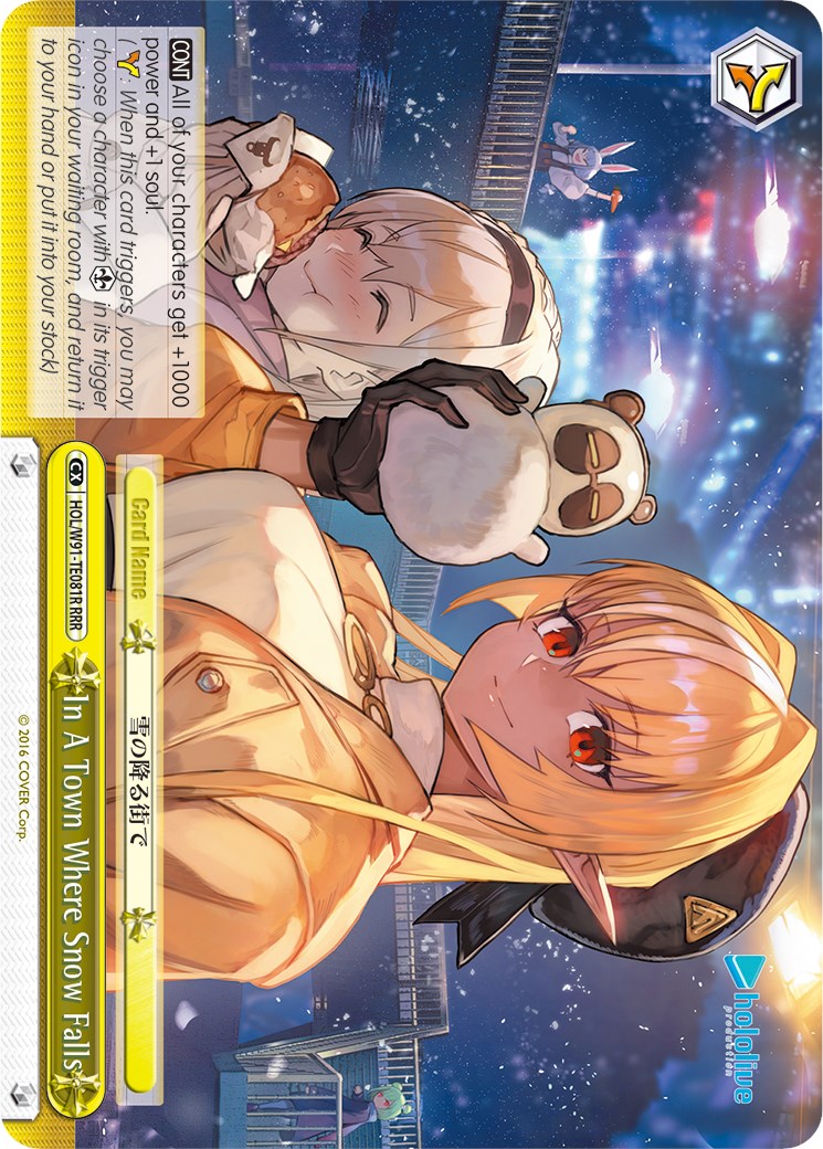 In A Town Where Snow Falls (HOL/W91-TE081R RRR) [hololive production] | Cracking-Singles