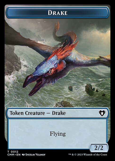 City's Blessing // Drake Double-Sided Token [Commander Masters Tokens] | Cracking-Singles