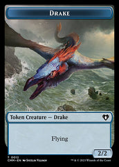 The Monarch // Drake Double-Sided Token [Commander Masters Tokens] | Cracking-Singles