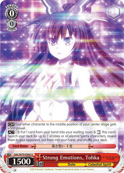 Strong Emotions, Tohka (DAL/W79-E060 U) [Date A Live] | Cracking-Singles